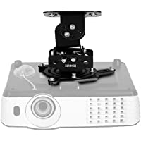Duronic PB03XB Soporte para Proyector de Techo y Pared - Universal y Articulado – Carga Máx 13-6 kg - Color Negro - Cine…